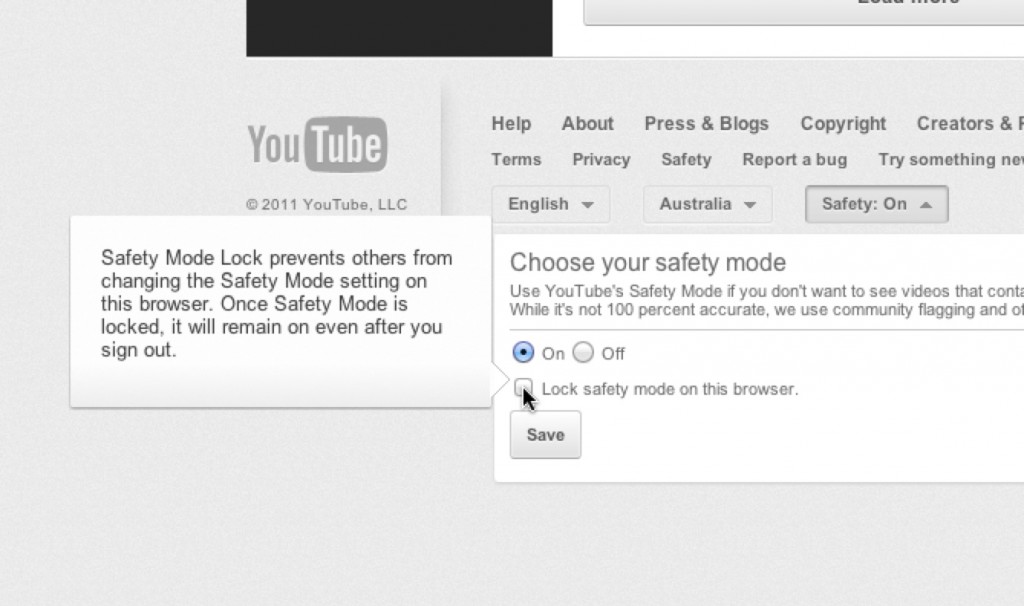 YouTube Safety Setting5
