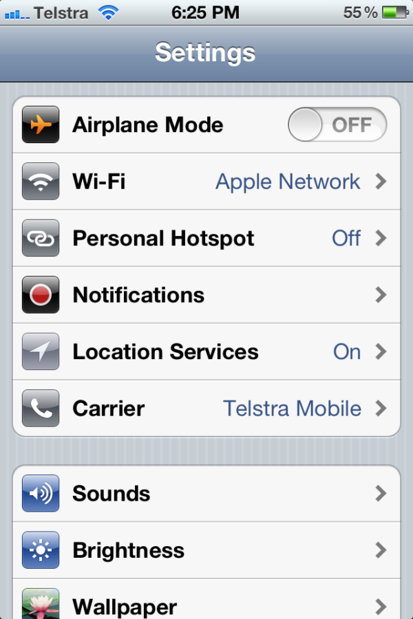 where is location services on iphone