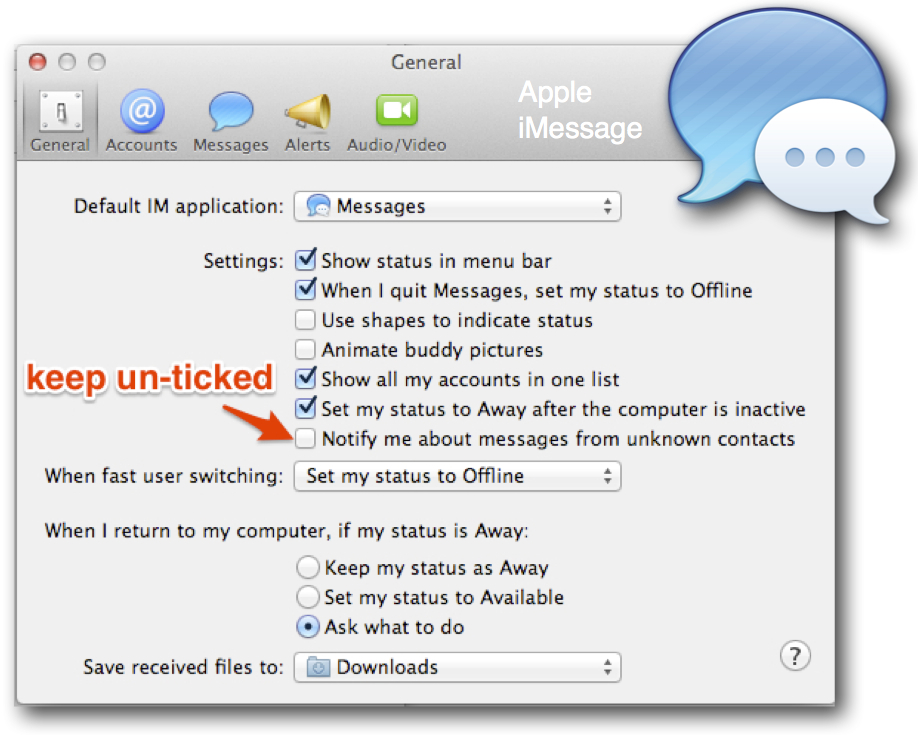 Apple's iMessage Privacy Settings