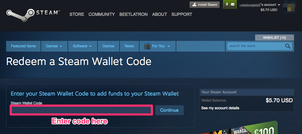 Add Funds To Steam Wallet